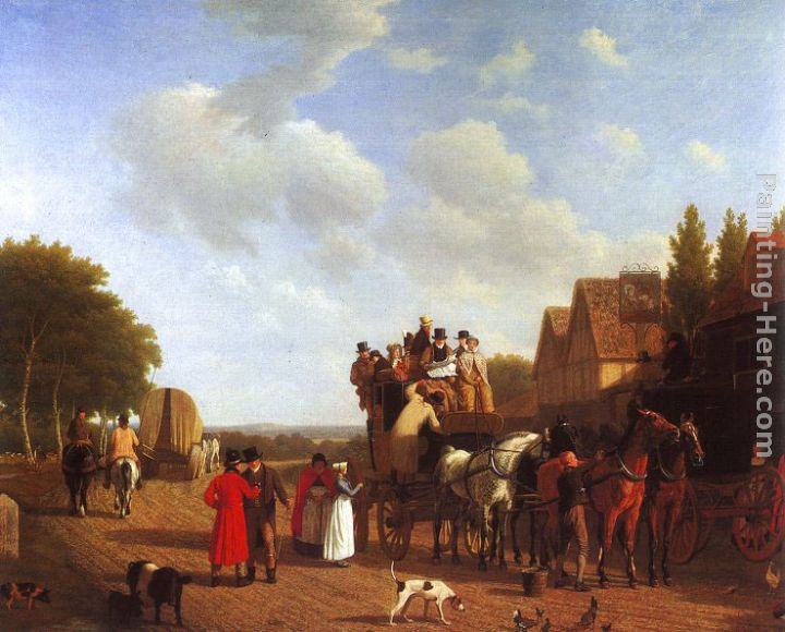Jacques-Laurent Agasse The Last Stage on the Portsmouth Road